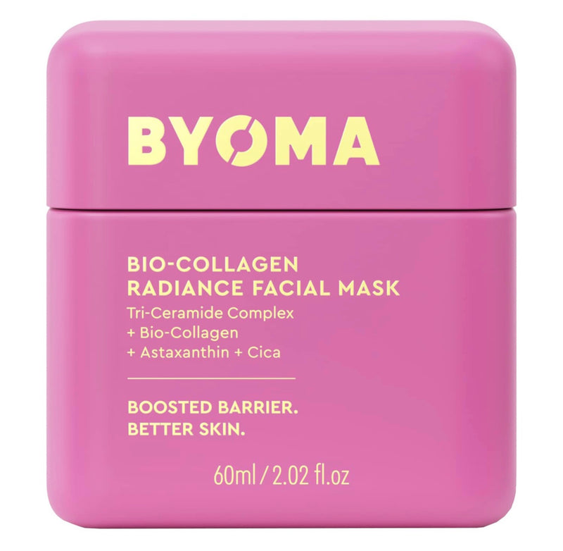 Byoma
Bio-Collagen Radiance Facial Mask
Mascarilla biocolágeno luminosidad
60 ml